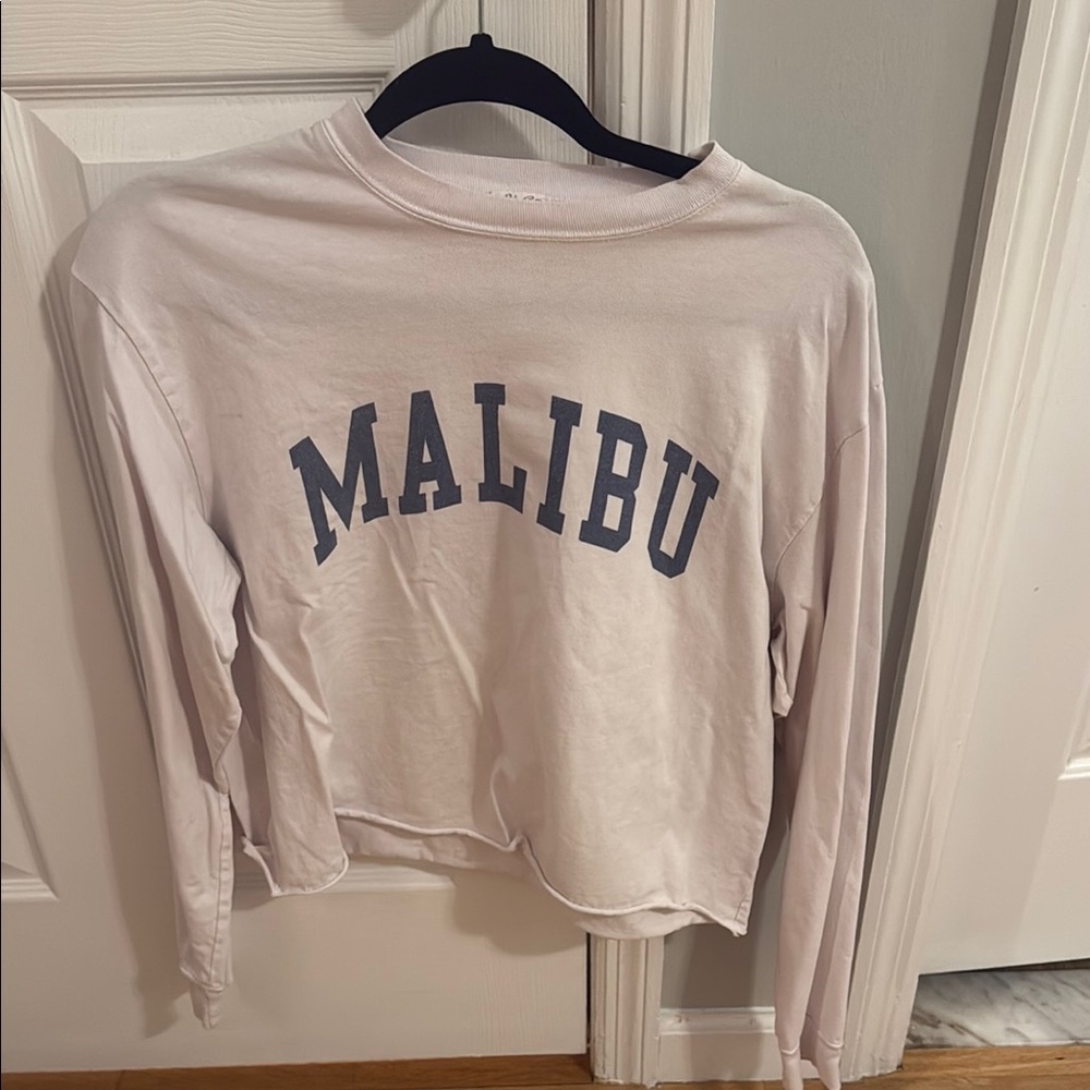 Brandy Melville White Long Sleeve Tee